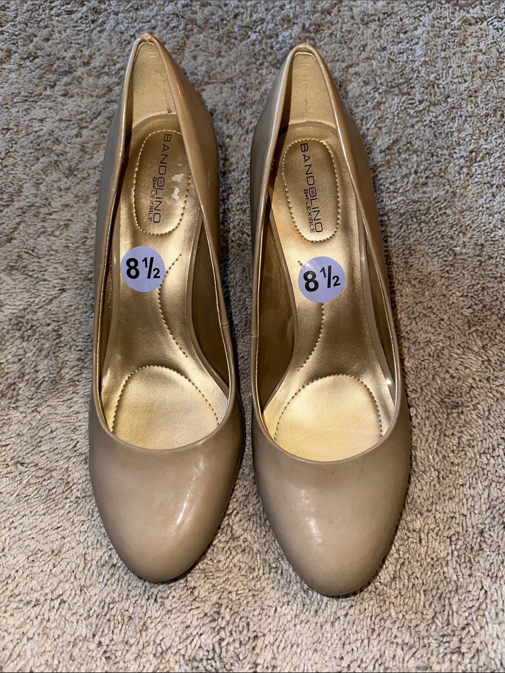 Bandolino Women's Taupe Round-Toe Pumps - Neutral Beige